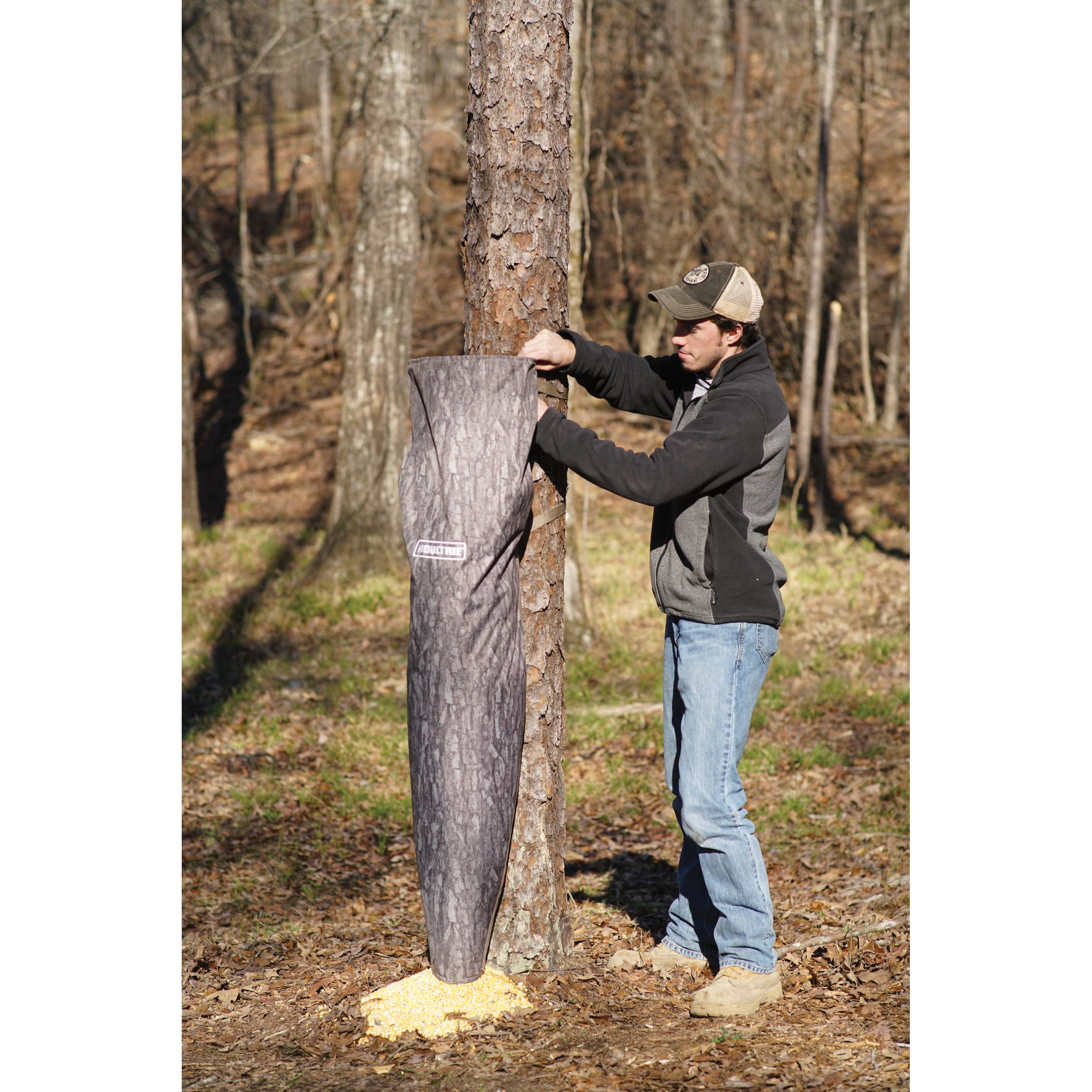 Moultrie 100lb Gravity Feeder Bag - Tree Mount Gravity Feeder - No Battery Needed - Easy Setup