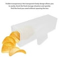 thumbnail image 3 of DEBGFS cereal containers 2 Pcs Round Crackers Containers Crackers Sleeve Storage Container Plastic Crackers Keeper With Lid Airtight Spaghetti Container Clear Cookie Holder,transparent, 3 of 10