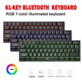 thumbnail image 2 of Wireless Keyboard 61 Keys BT+2.4G Dual-mode Keyboard with RGB Backlight Effect ABS Two-color Injection Molding, 2 of 8