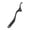 Black, variant on Motorcycle Shock Adjustment Wrench Motorcycle Shock Adjuster Precisions Suspension Tuning Tool Manaul Designed for Bike