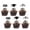 A, variant on 2026 Graduation Cupcake Toppers, 12 PCS Black Glitter Cupcake Picks, Food Appetizer Picks For Graduation Party Decorations, Diploma, 2026, Grad Cap Set, 2026 Graduation Party Supplies