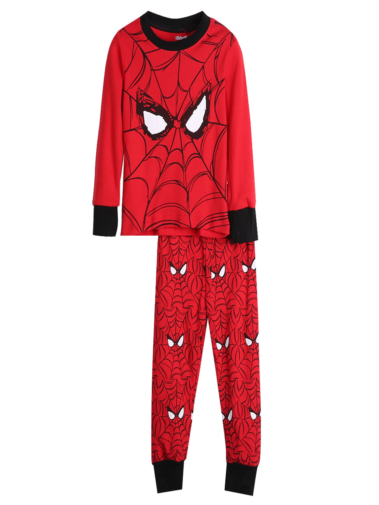 2Pcs/Set Kids Boys Spider-Man Pj Pyjamas Sleepwear Pajamas Pjs Matching Set 1-8Y 