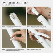 T3 Switch Kit Curl Trio Styling Iron with 3 Interchangeable Barrels