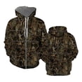 thumbnail image 3 of Sudadera con capucha de moda para hombre, con estampado de camuflaje forestal, para exteriores, ropa de calle de primavera, sudaderas con capucha de gran tamaño informales, jerséis con cremallera, 3 of 5