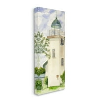 Stupell Industries Horton Point Lighthouse Coastal Architecture Landscape Canvas Wall Art, 13 x 30, Design by Melissa Hyatt LLC