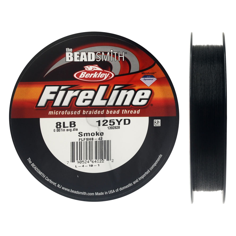 FireLine Braided Beading Thread, 8lb Test and 0.007 Thick, 125 Yards