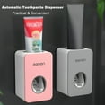 thumbnail image 4 of Wall-Mounted Automatic Toothpaste Dispenser with Adhesive Sticker - No Drilling Required, ABS Material, Vacuum Squeeze Technology for Clean & Sanitary Use, Perfect Bathroom Organizer, Pink Color, 4 of 5