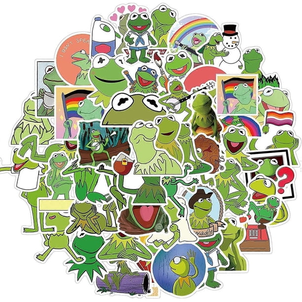 Frog Stickers 100 PCS Pack - Aesthetic Cute Kawaii Vinyl Water Bottle Hydro Flask Skateboard Laptop Gift Card Luggage Cars Bicycle DIY Decoration Adul