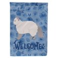thumbnail image 1 of Caroline Treasures Ck4974gf Selkirk Rex #2 Cat Welcome Flag Garden Size Afortunado Sencillez, 1 of 3