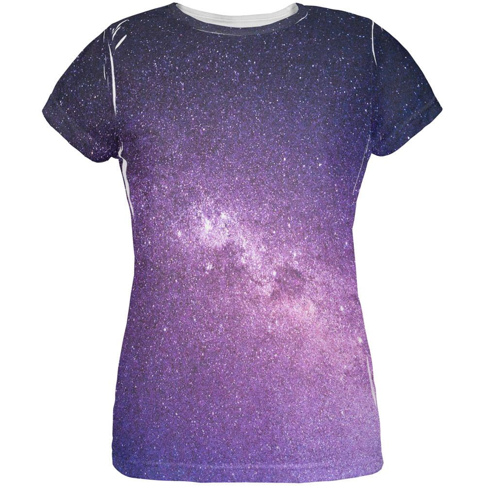 Old Glory Halloween Galaxy Space Stars All Over Womens T Shirt Other