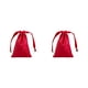 thumbnail image 3 of Cateissary Bolsas de joyería súper suaves Solución de almacenamiento que ahorra espacio y es fácil de viajar Bolsas con cordón Durable rojo rojo 2Conjunto, 3 of 6