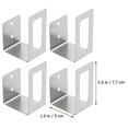 thumbnail image 4 of Miangastore Lid Storage Organizer Silver Home Users 4Pcs 2.8X1.9X1.6In, 4 of 8