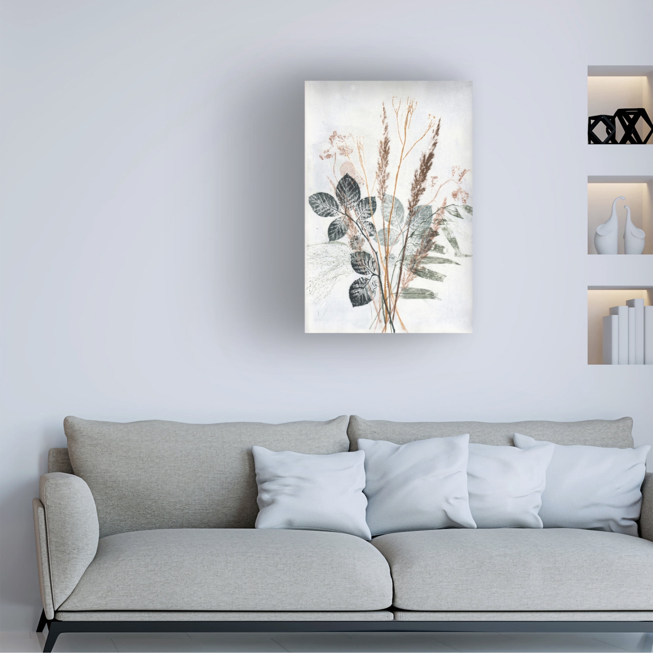 Canvas Wall Art - Pernille Folcarelli 'Bouquet 2 Natural' Wall Art for Living Room, Bedroom, or Office Décor by Trademark Fine Art - 22 x 32 Inches