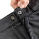 thumbnail image 3 of Womens Shorts Trendy High Waisted Genuine Leather Look Stretchy Jean Shorts Short Denim Pants with Pockets Comfy, 3 of 4