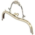 thumbnail image 4 of Spptty Metal Purse Frame Kiss Clasp Lock Retro Embossed Handle Hardware Accessories 20.5cm,Kiss Clasp Lock,DIY Purse Frame, 4 of 10