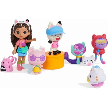 Travel Themed Figure Set with a Gabby Doll, 5 Cat Toy Figures, Surprise Toys & Dollhouse Accessories, Kids Toys for Girls & Boys 3 