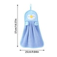 thumbnail image 2 of Hearth & Gear Cute Hand Towel That Can Hang And Absorb Water Without Shedding Hair Small Square Towel For Household Kitchen Cleaning Cloth Quick Drying Hand Towel For Children Hymn Towels Large Bath, 2 of 6