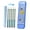 Blue, variant on NWOKYZGH Pencil Stationery Box Set Ruler Pencil Eraser