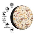 thumbnail image 4 of Sikiie UAE Travel1 PVC Leather Spare Tire Wheel Cover Spare Tire Cover, for Car Truck SUV Camper Trailer Universal Fit(14-17in)-17 inch, 4 of 6