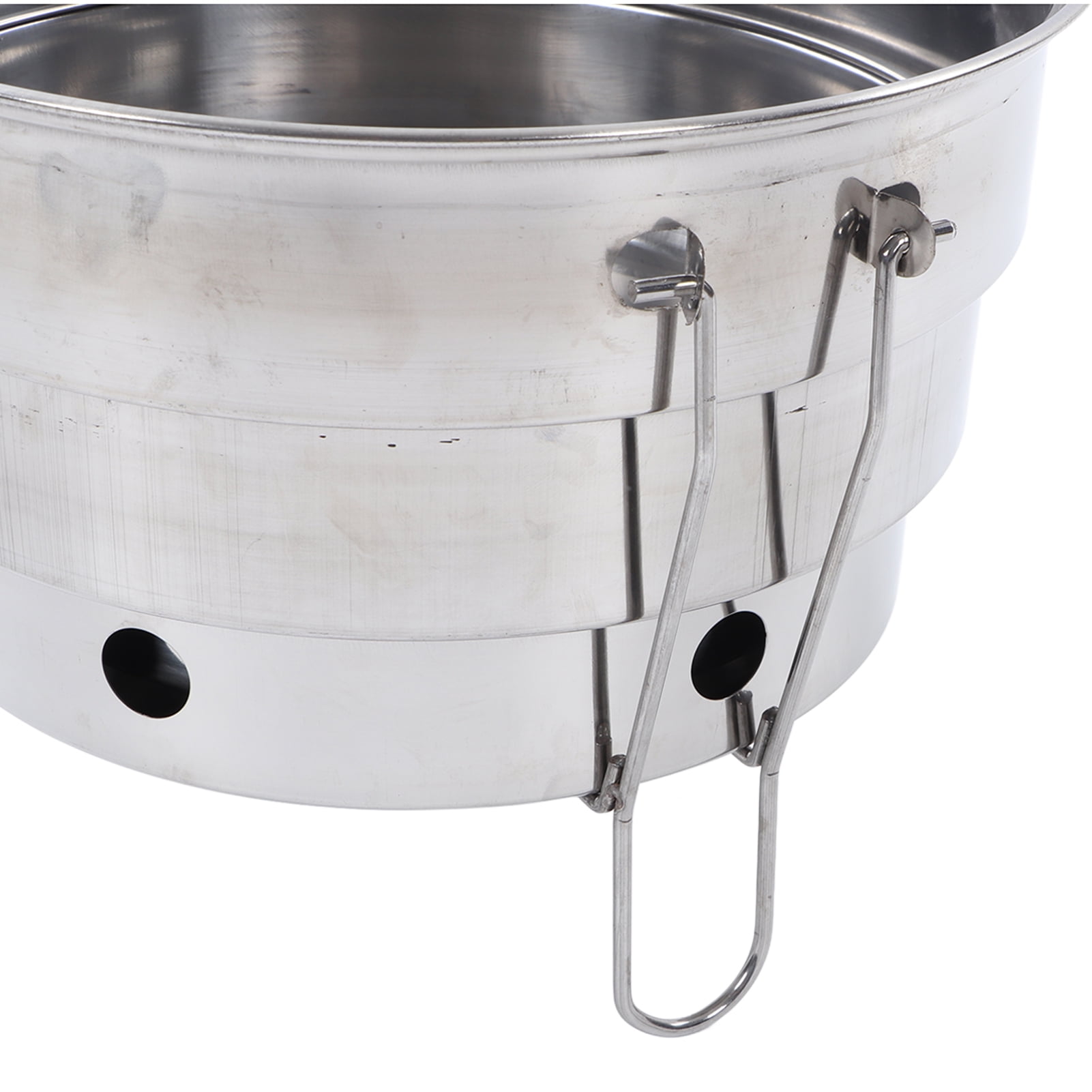 NFTIGB Portable Charcoal Barbecue Grill Stove, Stainless Steel Detachable BBQ Tabletop Hibachi Grill for Home, Outdoor Cooking, Camping, and Picnic (11.8 inches / 30 cm)