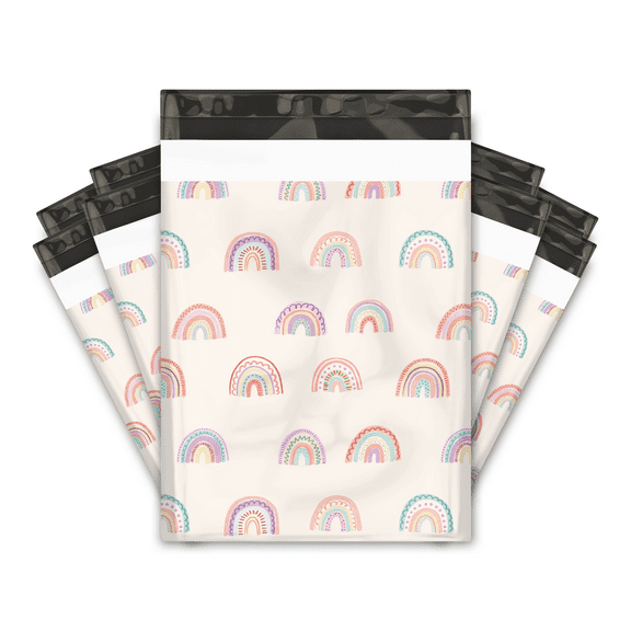 10x13 Rainbows Designer Poly Mailers Shipping Envelopes Premium Printed Bags