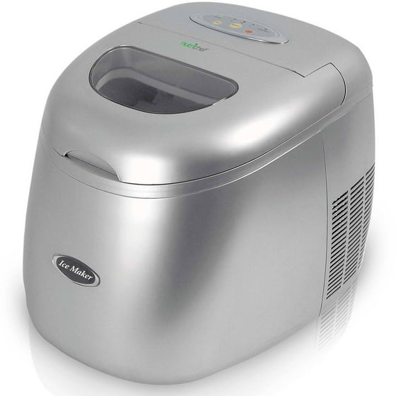 Nutrichef Ice Maker, Countertop Ice Cube Making Machine (3 Sizes of Ice
