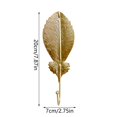 thumbnail image 4 of Creative Hook Hanging List Coat Hook Wall Hook Home Decoration Leaves, 4 of 9