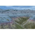 thumbnail image 2 of Illg, Cathy and Gordon 32x23 White Modern Wood Framed Museum Art Print Titled - South Dakota, Badlands NP Wilderness landscape, 2 of 4