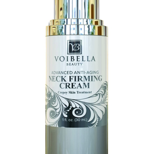 Best Neck & Chest Firming Cream for Sagging, Crepey Skin & Wrinkles. Anti-Aging Crepe Eraser, Turkey Neck Tightener & Decolletage Lotion. Works for Ti
