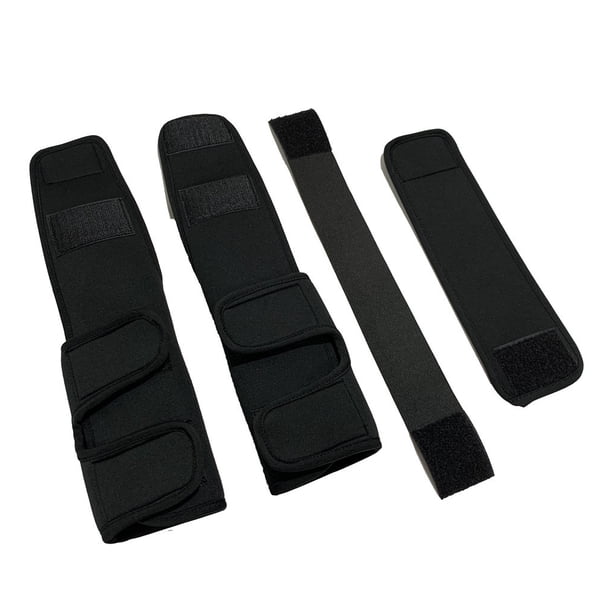 Billuyoard Protector seguro y conveniente del codo del perro para el artículo cómodo del hombro del protector del apoyo del movimiento Suministros para perros Negro l
