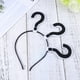 thumbnail image 4 of Lindo signo de interrogación En forma de diadema Cabello Aro Broche para el cabello Broche para el cabello Banda para el cabello Accesorios para el cabello para mujeres y niñas (Negro), 4 of 7