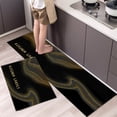thumbnail image 5 of Alfombra de cocina duradera y resistente a la suciedad, alfombra para puerta de baño, alfombra para ducha, alfombra para pies, alfombra suave antideslizante con dibujos animados, 5 of 5