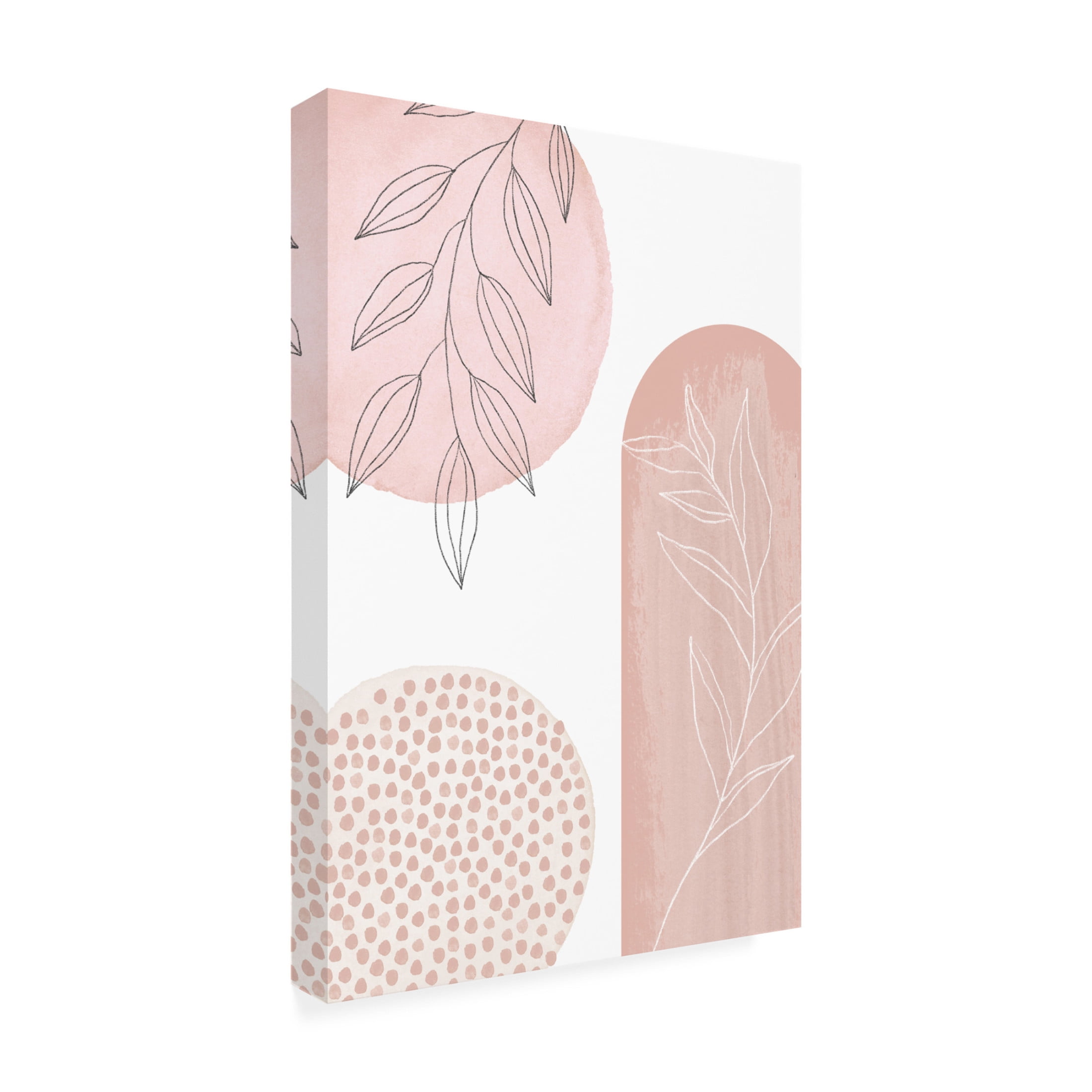 Trademark Fine Art Sally Ann Moss Love Pink 1 Canvas Wall Art