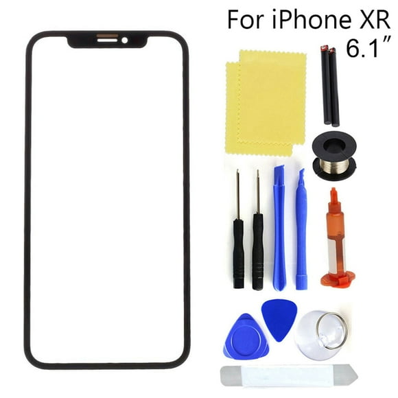 Front Screen Glass Lens Back Glass Replacement Repair Kit for iPhone X/XR/XS/XS