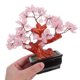 thumbnail image 3 of Feng Shui Quartz Tree Crystal Desk Accessories Home Decor Pink Resin Copper Wire Decorative 1Pcs, 3 of 5