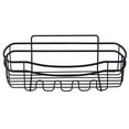 thumbnail image 5 of Bath Bliss 5 Piece Adhesive Shower Caddy Organizer in Matte Black, 5 of 7