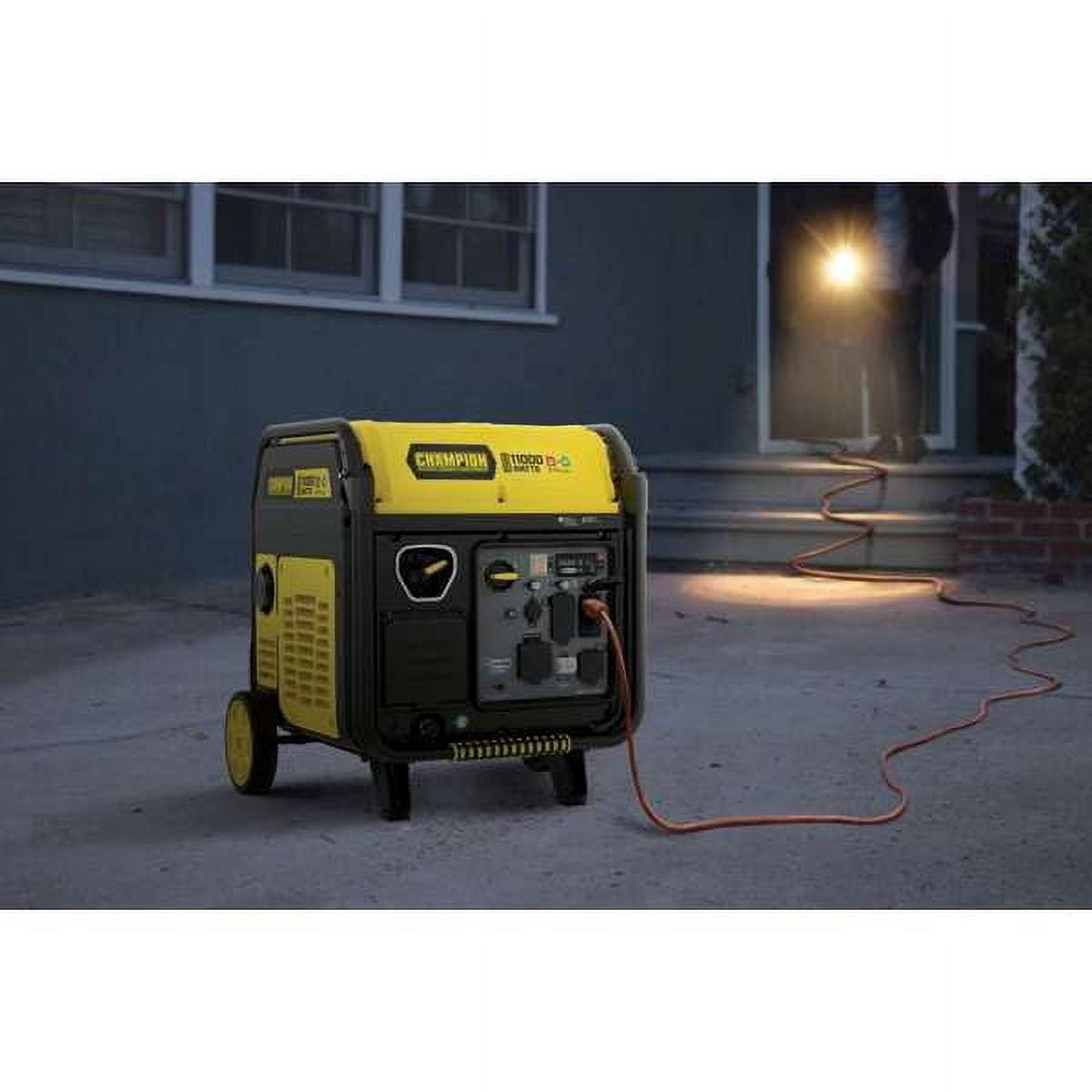 Champion Power Equipment 11,000-Watt Electric Start Dual Fuel Home Backup Portable Inverter Generator with Quiet Technology and CO Shield®