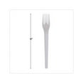 thumbnail image 5 of Eco-Products Plantware Compostable Cutlery, Fork, 6", Pearl White, 50/Pack, 20 Pack/Carton -ECOEPS012, 5 of 7