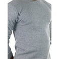thumbnail image 7 of ToBeInStyle Men's Medium Weight Long Sleeve Waffle Knit Classic Thermal Shirt, 7 of 7