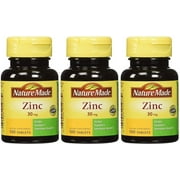 Nature Made Zinc 30 mg - Pack of 3