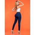 thumbnail image 3 of Jeans colombiano SAVI JEANS Mezclilla stretch skinny azul marino, 3 of 4