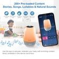 thumbnail image 2 of VTech BC8313 V-Hush Soothing Sleep Trainer with 200+ Stories/Songs/Sounds & Sleep Program. Portable Bluetooth HD Speaker, Multi-Color NightLight, Ceiling Projector & Record Your own Voice, 2 of 5