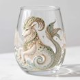 thumbnail image 7 of SLYNSHome Stemless Wine Glass With Vintage Embroidery Style, Astrology Horoscope Printed Wine Cup, Zodiac Sign Drinkware Gift, 7 of 7