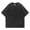 Black, variant on American Style Retro Heavyweight Solid Color Short Sleeved T-shirt Men Women Summer Street Trendy Washed Old Oversized Clothes