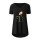 thumbnail image 3 of Pntutb Blusa de manga corta con cuello en V y estampado de tallas grandes para mujer Pntutb Pntutb-4242, 3 of 4