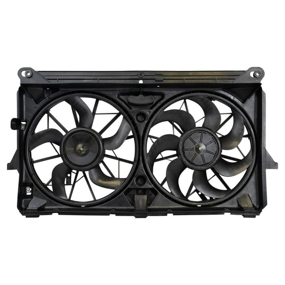 TRQ Radiator Cooling Fan Assembly Fits 2007-2008 Chevrolet Tahoe GMC Sierra 1500 RFA80409