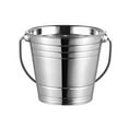 Stainless Steel Ice Bucket Portable Ice Chiller Cooler with Comfortable