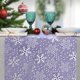 thumbnail image 5 of Bandera de Mesa con Lámina de Oro Caliente, Tela de Nailon con Hilo de Nailon, Decoración para Fiestas, Bandera de Mesa con Copos de Nieve Navideños, Bandera de Mesa para Reuniones Navideñas, 5 of 6