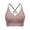 Brown, variant on Comfortable And Transparent Shoulder Strap Cordless Backless Spongeless with Convertible Shoulder Straps Bra Strapless for Women