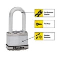 thumbnail image 2 of Candado Master Lock M5XDLH Magnum, resistente, plateado, 5 cm, 2 of 6